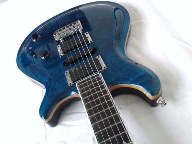 VR Electric Guitar Lutherie LEGG Blue Marine