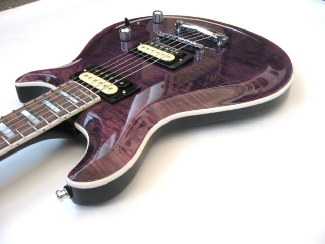 VR Electric Guitar Lutherie LEGG Violet Body